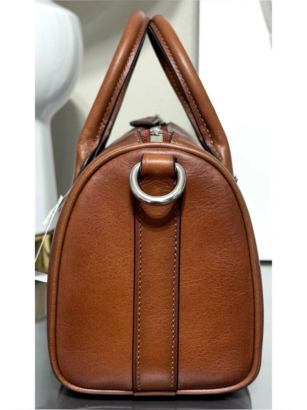 Coach | Brain Dead Compass Bag 25 With Patches, AMBER BROWN
